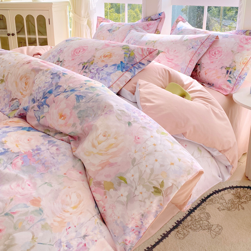 2026款1月新款铂金全棉13372四件套 竹息