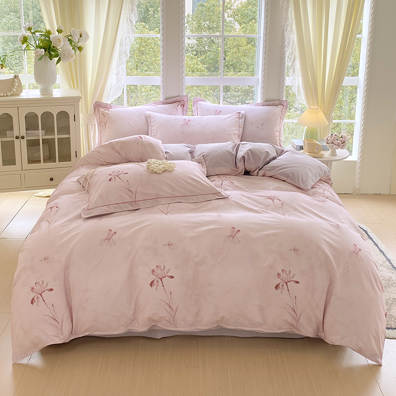 2026春季3月新款铂金全棉13372四件套 千枝