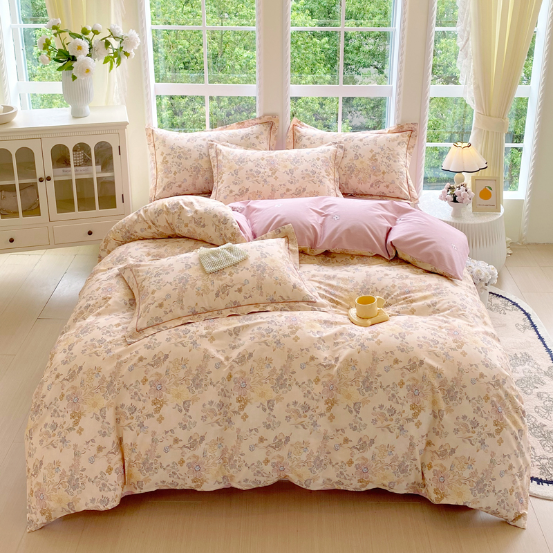 2025新款10月铂金全棉系列13372四件套 亦朵