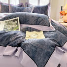 【A类长绒棉】100支新疆棉数码印花四件套全棉纯棉拼接天丝棉床单床笠款床上用品 1.5m（5英尺）床单款 奥里安