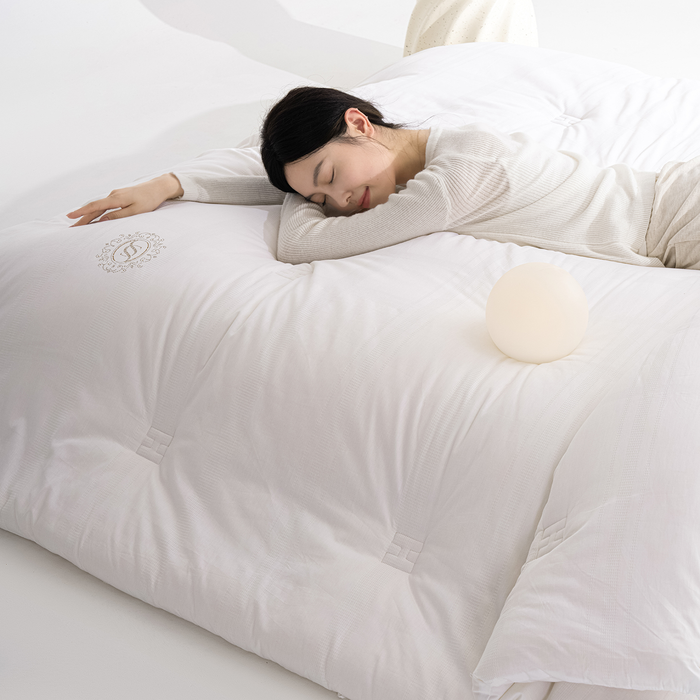 2025新款素觉全棉提花被子被芯