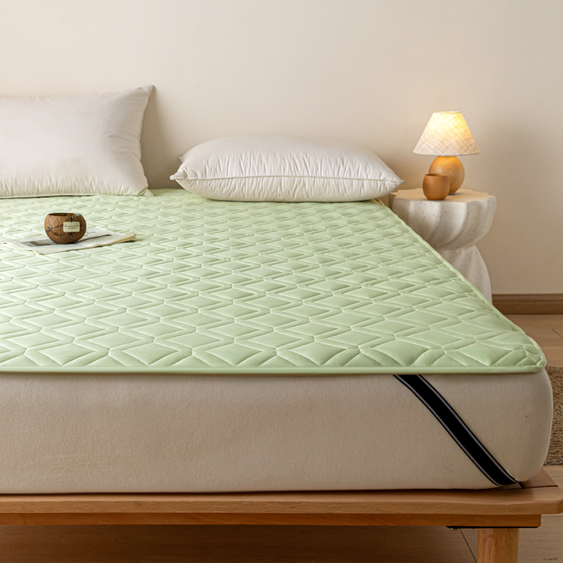 2024新款A类母婴级莫代尔床垫保护罩系列 MD-绿