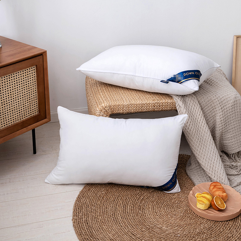 2021新款各种颜色pillow hllton五星级酒店枕芯枕头 白色-中枕