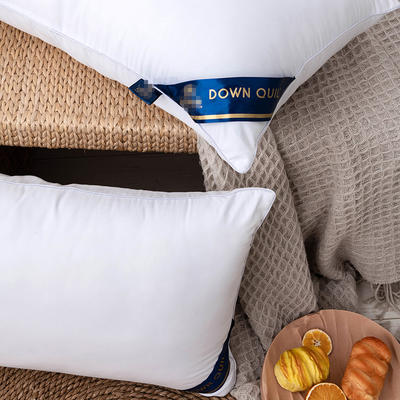 2021新款各种颜色pillow hllton五星级酒店枕芯枕头 白色-高枕