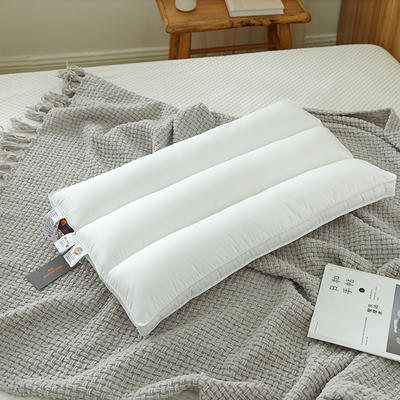 2021新款立体复合护颈枕头枕芯 白色100s44*67/只