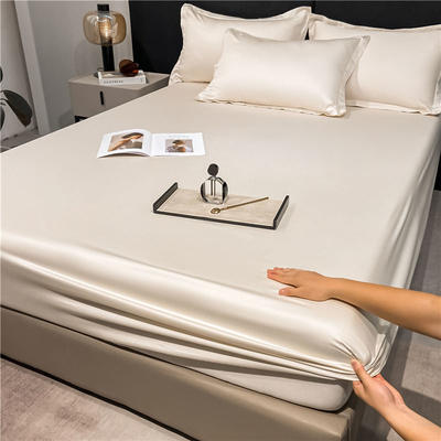 新款A类60支长绒棉纯色佳系列--单床单、床笠 单床单230*245cm 佳-奶白