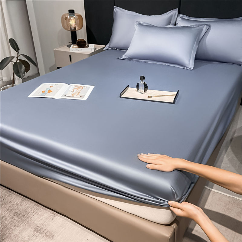 新款A类60支长绒棉纯色佳系列--单床单、床笠 单床单230*245cm 佳-紫灰