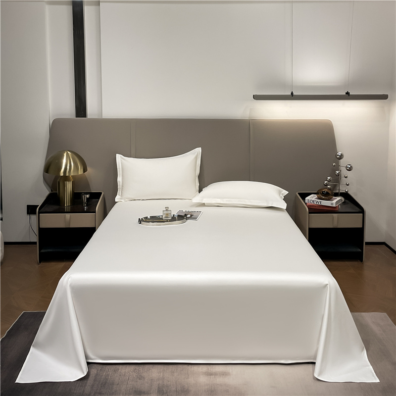 新款A类60支长绒棉纯色佳系列-单床单 230cmx250cm单床单 佳-贵族白