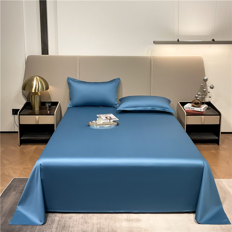 新款A类60支长绒棉纯色佳系列-单床单 230cmx250cm单床单 佳-月光蓝