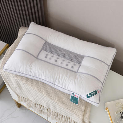 2021新款纯棉立体边磁疗枕头枕芯 12磁石决明子