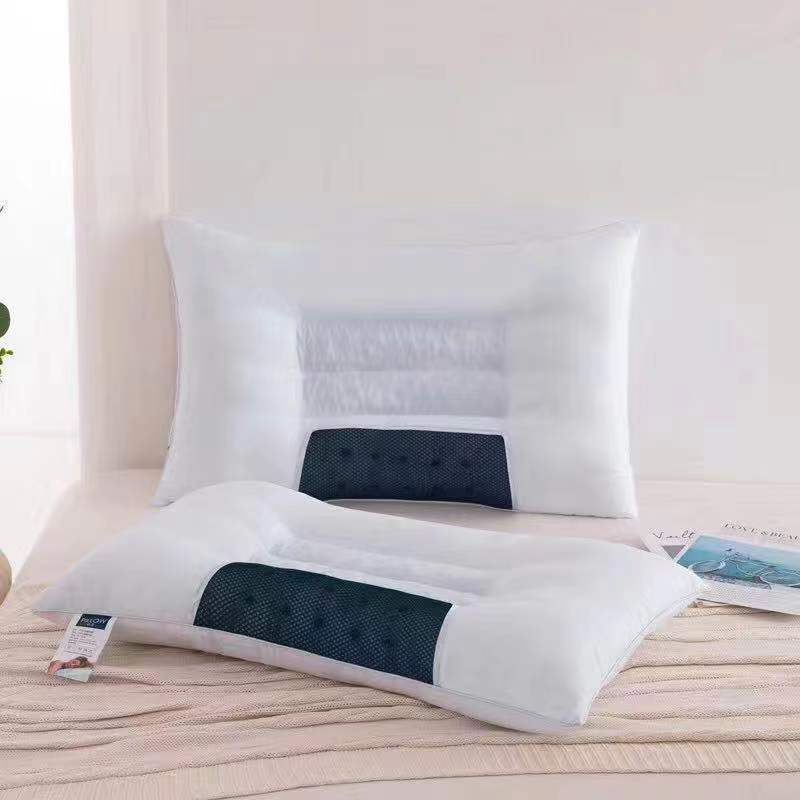2023新款立体灰网决明子磁疗枕 单边磁疗枕