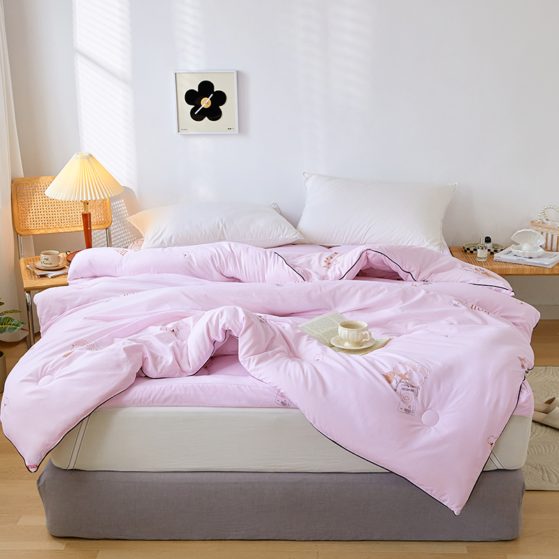 2022新款新疆棉冬被棉花被+床褥床垫组合 150x200cm4斤（单被子） 紫色