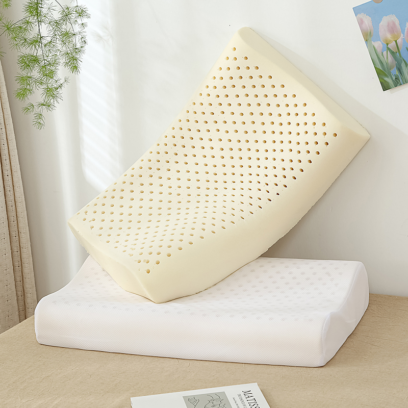 2023新款A类双层纱布乳胶枕专用枕套 配套乳胶枕芯（含内套）30*50cm 一只 乳胶枕芯