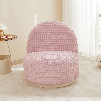 2024新款直播热卖泡泡爆米花系列-雪梨沙发椅套 坐长75cm整高70cm 粉色