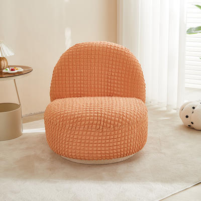 2024新款直播热卖泡泡爆米花系列-雪梨沙发椅套 坐长75cm整高70cm 蜜橙