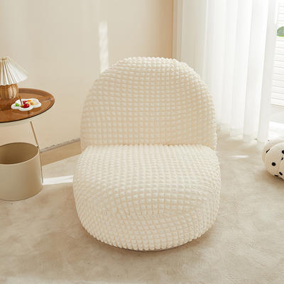 2024新款直播热卖泡泡爆米花系列-雪梨沙发椅套 坐长75cm整高70cm 乳白