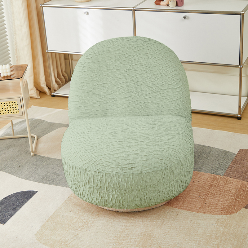 2024新款梭织浮雕云纱纹系列-雪梨沙发椅套 坐长75cm整高70cm 薄荷绿