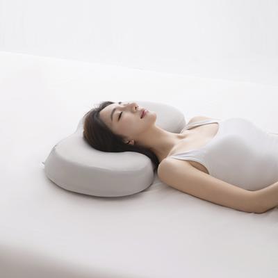 2023新款天雪丝硅胶枕头枕芯 灰色硅胶-儿童枕54*34*6cm