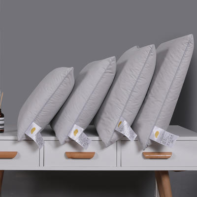 2021全棉白鹅毛抱枕芯沙发靠垫芯汽车座椅腰垫多用途方枕芯 35x50cm/只 灰色