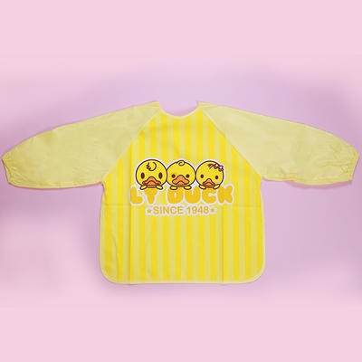 2023新款LTDUCK小黄鸭系列时尚条纹宝宝罩衣 L码 时尚条纹