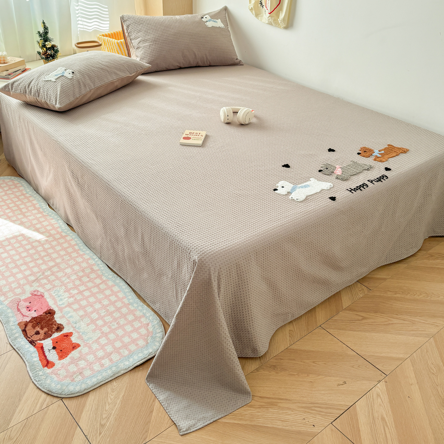 2026新款全棉华夫格毛巾绣单品系列