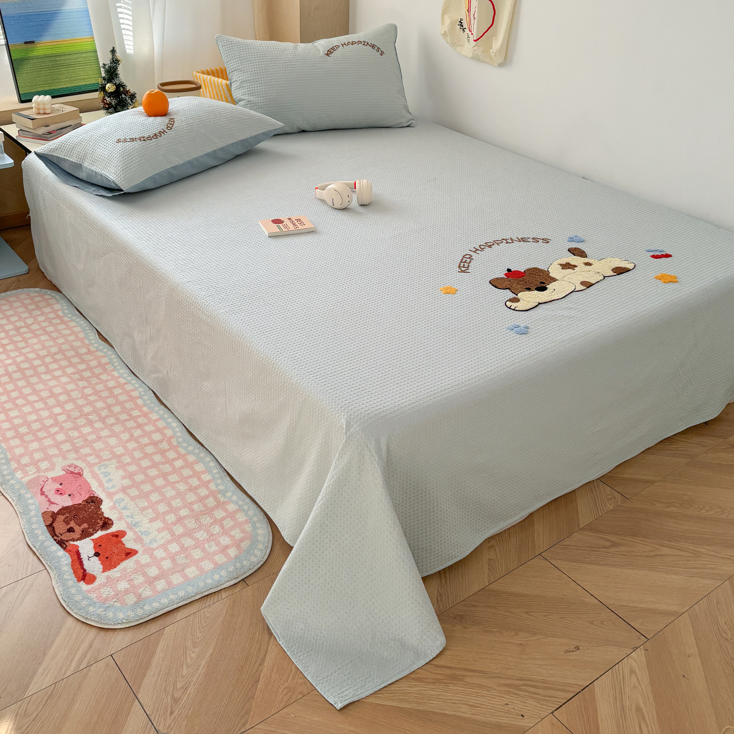 2026新款全棉华夫格毛巾绣单品系列