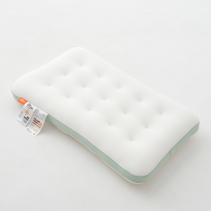 2024新款3D科技水洗低枕头枕芯 48*74cm/只 绿边