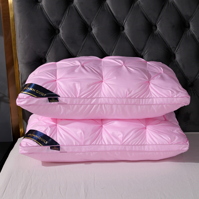 2024新款扭花面包枕 48*74cm/只 粉色低枕