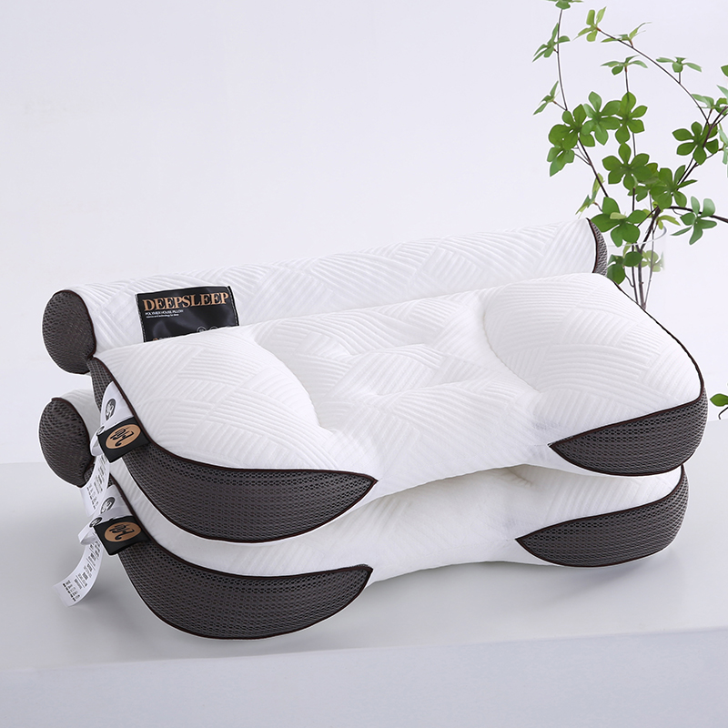 2024新款PE软管护颈枕头枕芯 40*60cm/只 软管护颈枕-灰