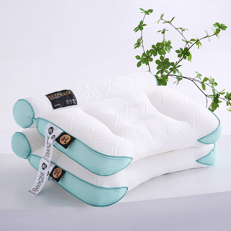 2024新款PE软管护颈枕头枕芯 40*60cm/只 软管护颈枕-蓝