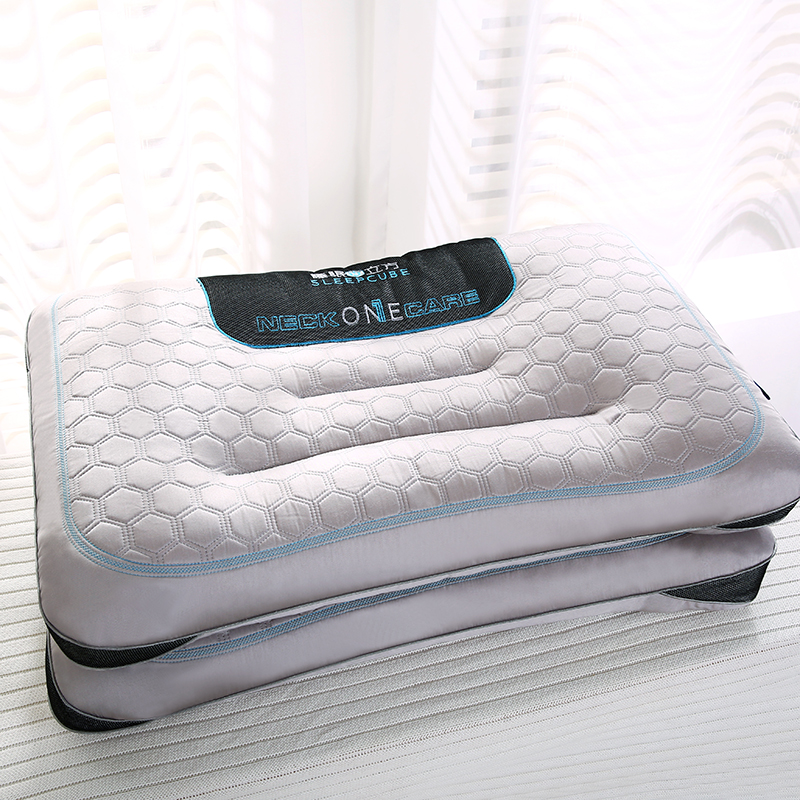 2024新款睡眠立方护颈枕枕头枕芯-款式一 48*74cm/只 灰色