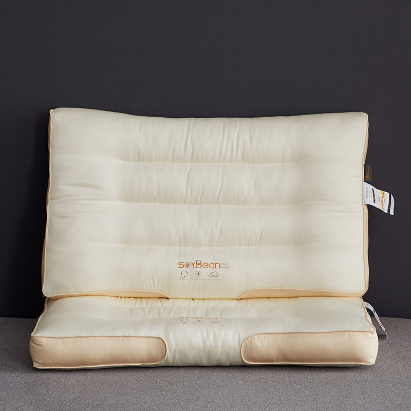 2023新款柔软舒适大豆美肌枕枕头枕芯 大豆美肌枕-低枕【一对装】