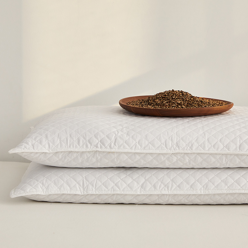 2024新款天然纯荞麦枕 枕头枕芯 【一对装】 天然纯荞麦枕-小号40x65cm