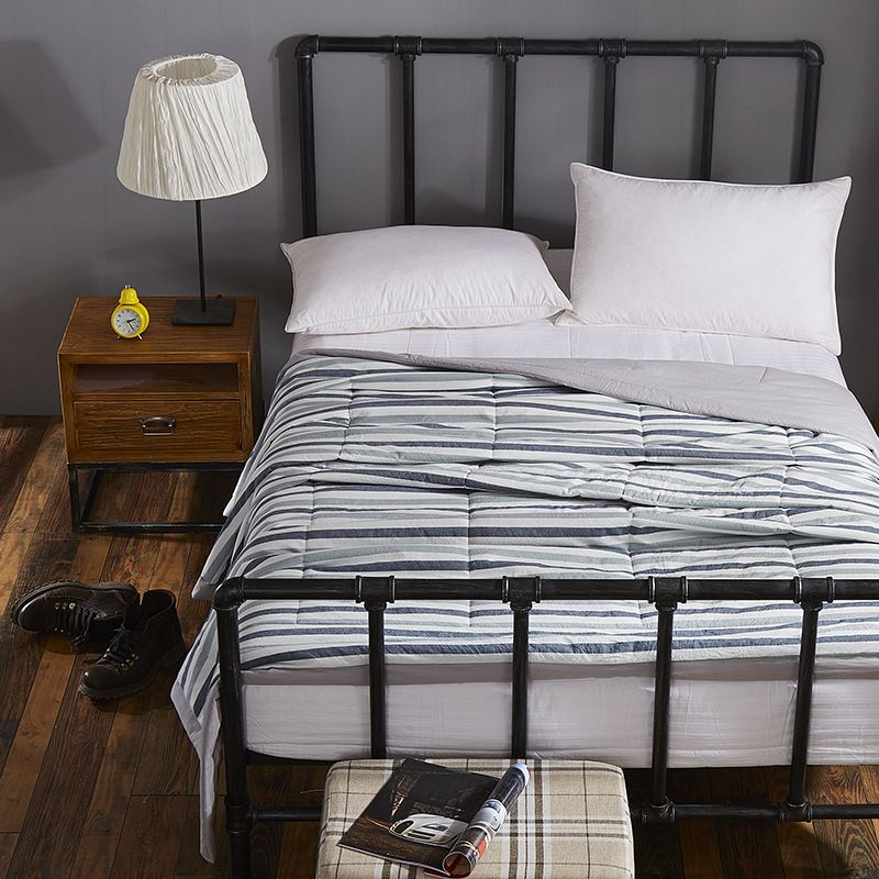 【银拾囯际家纺*倔老头蚕丝】2017全棉水洗棉夏被 空调被可水洗