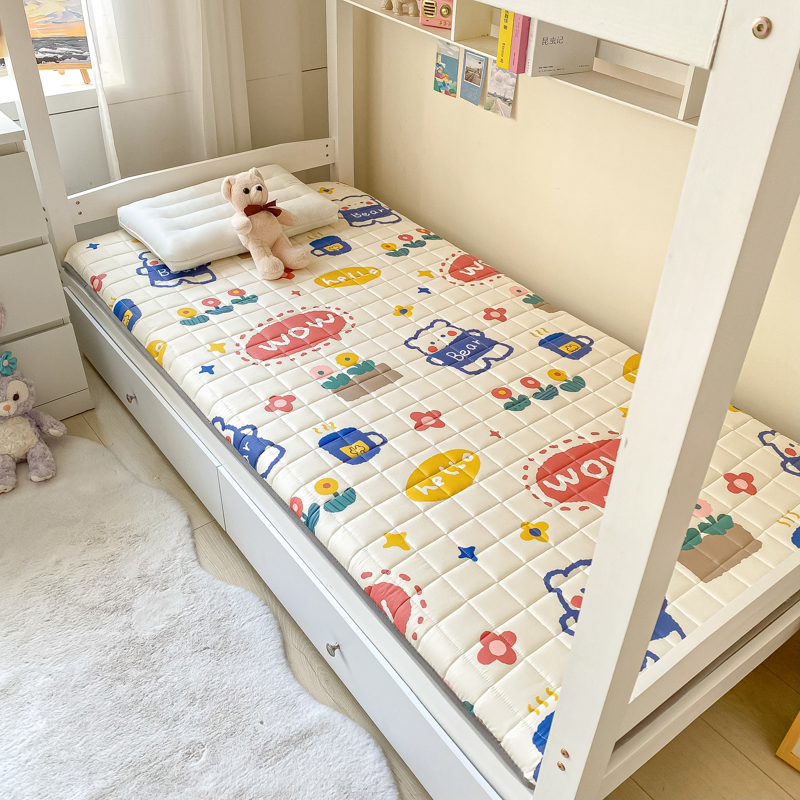 2023新款学生宿舍专用全棉印花床垫床褥 1.2x1.9m 笨笨熊