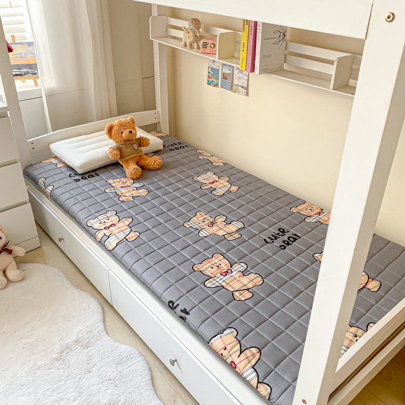 2023新款学生宿舍专用全棉印花床垫床褥 1.2x2.0m 淘气熊