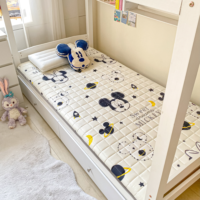 2023新款迪士尼全棉印花床垫学生宿舍专用床褥支持定制 1.2x1.9m 米奇
