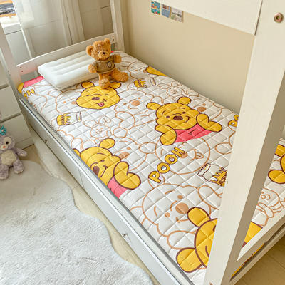2023新款迪士尼全棉印花床垫学生宿舍专用床褥支持定制 1.2x1.9m 小熊维尼