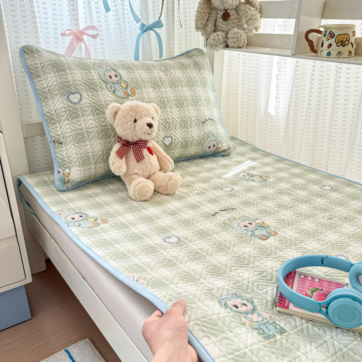 2025新款学生床全棉夹棉平铺床盖