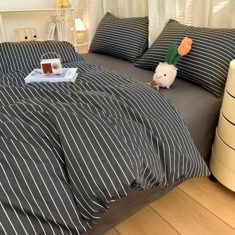 2025新款全棉13070简约北欧风四件套