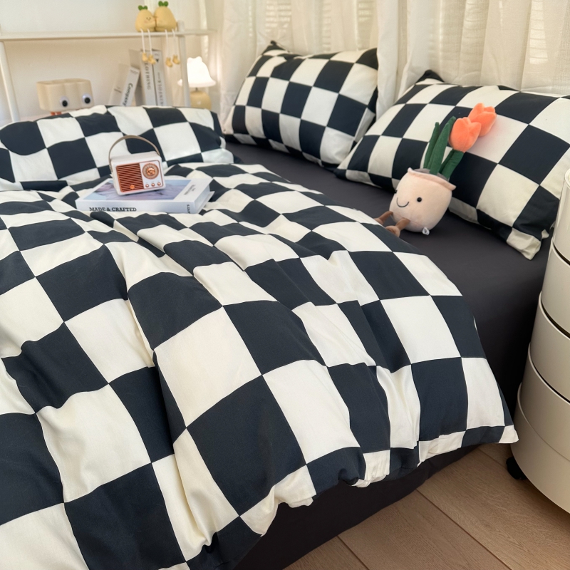 2025新款全棉13070简约北欧风四件套