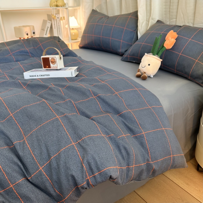 2025新款全棉13070简约北欧风四件套