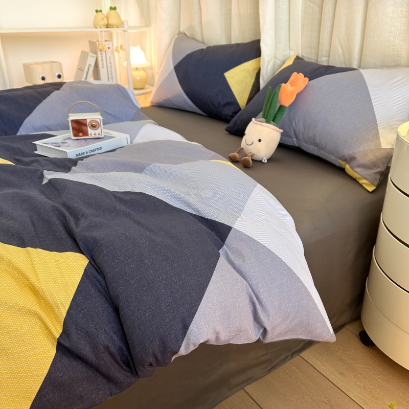 2025新款全棉13070简约北欧风四件套