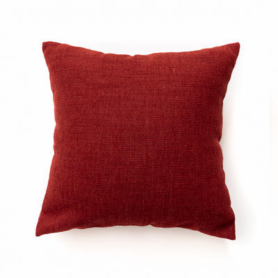 2023新款摩洛哥红色花纹色织抱枕靠垫 单枕芯 露比C（45x45cm）