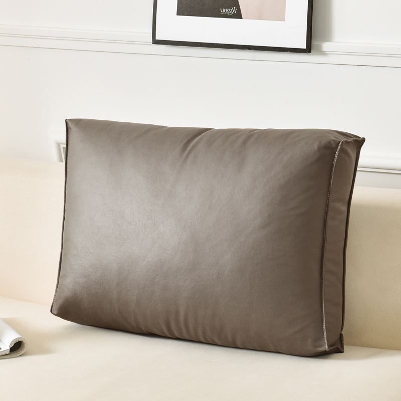 2022新款科技布立体款式沙发靠枕护腰靠垫榻榻米软包飘窗客厅垫背 60*45*12cm 经典咖