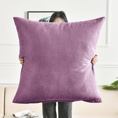 2022新款韩国绒大抱枕 50*50cm 紫色