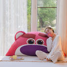 2023新款迪士尼草莓熊卡通抱枕网红床头靠垫软包大靠背 长90高50cm 大鼻子草莓熊