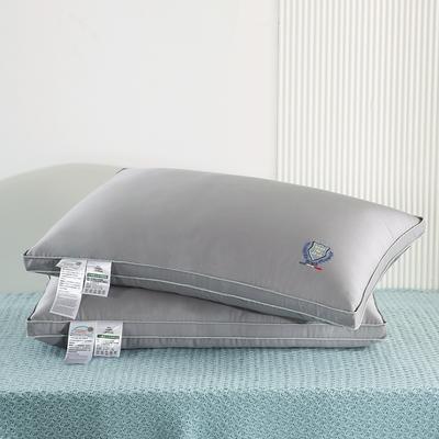 2022新款60S全棉抗菌枕-H系列 低枕--H 灰