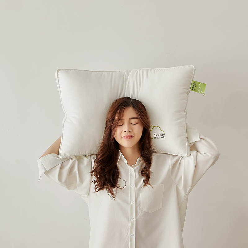 2022新款A类蓬松抗菌枕枕头枕芯系列 中枕--白色