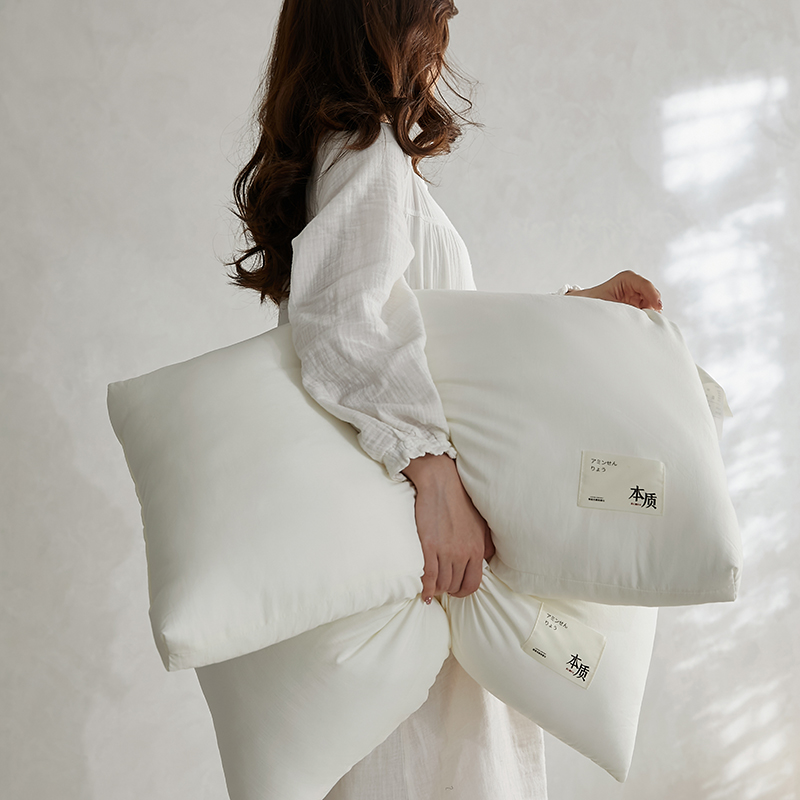2022新款本质生活枕枕头枕芯系列 中枕--白色